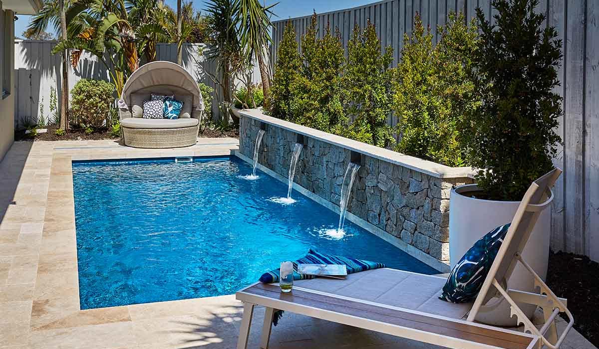 Amalfi fibreglass pool, Geelong