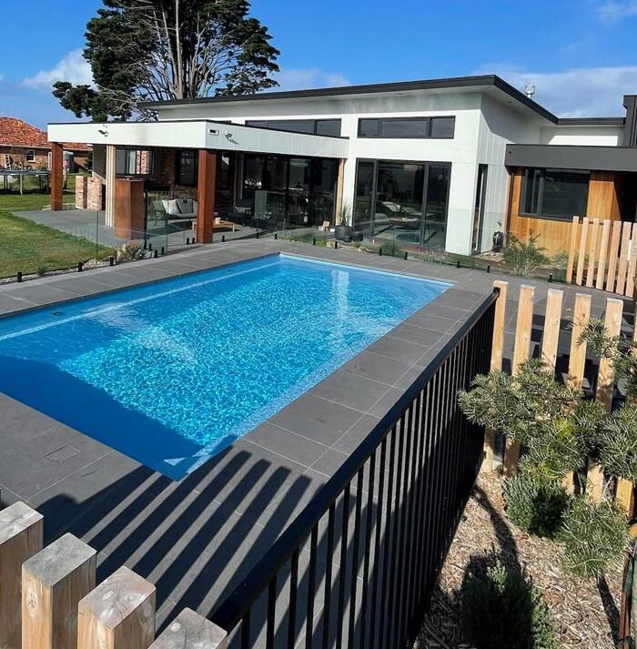 Brampton fibreglass pool installation in Torquay