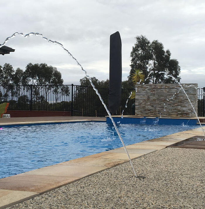 Platinum 11 fibreglass swimming pool in Batesford